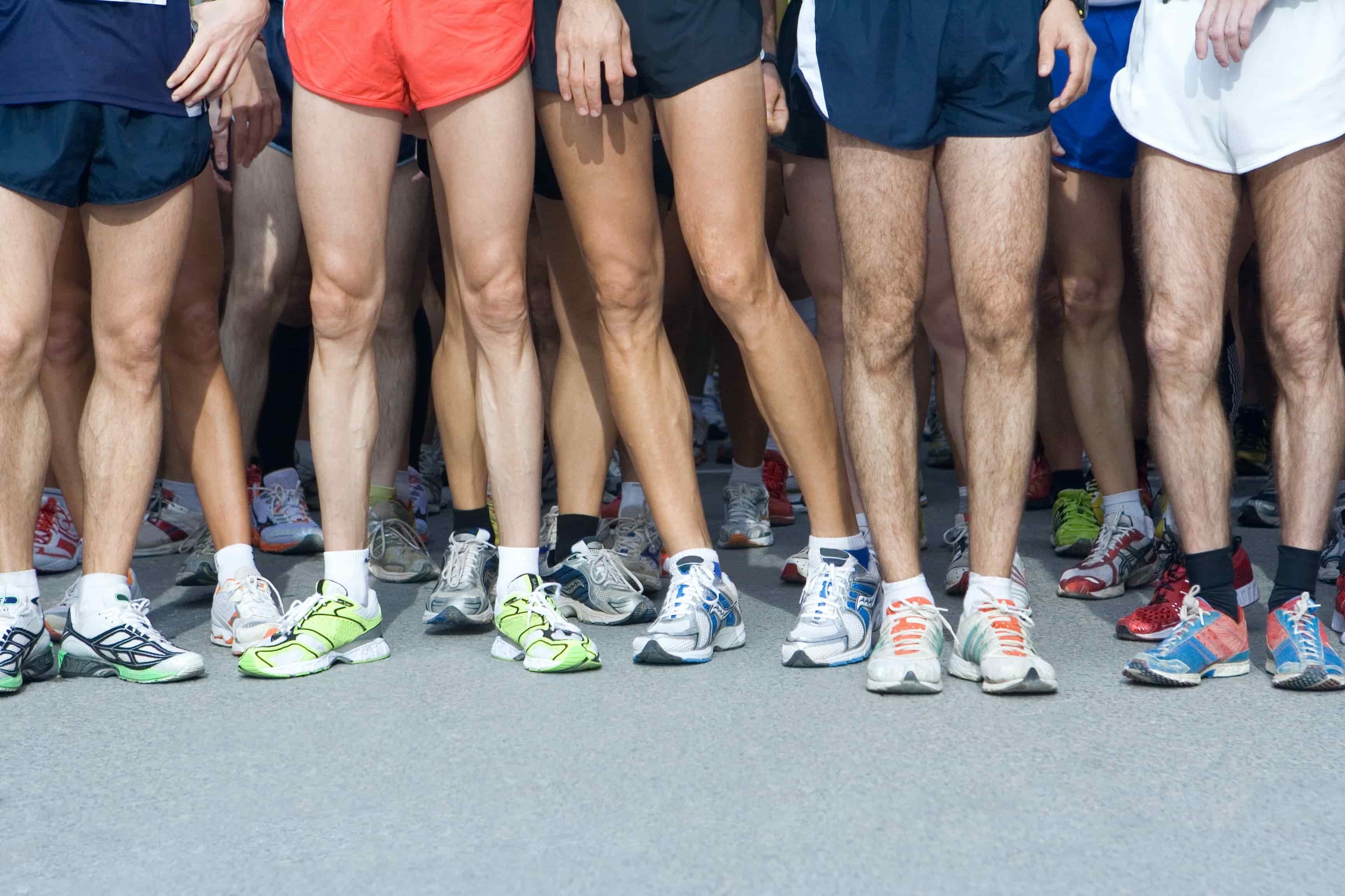 runners legs and feet