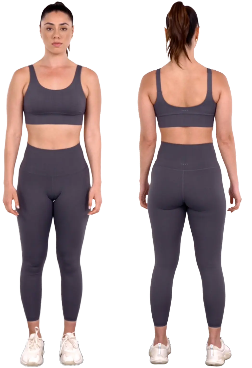 Human body front and back view with interactive muscle points